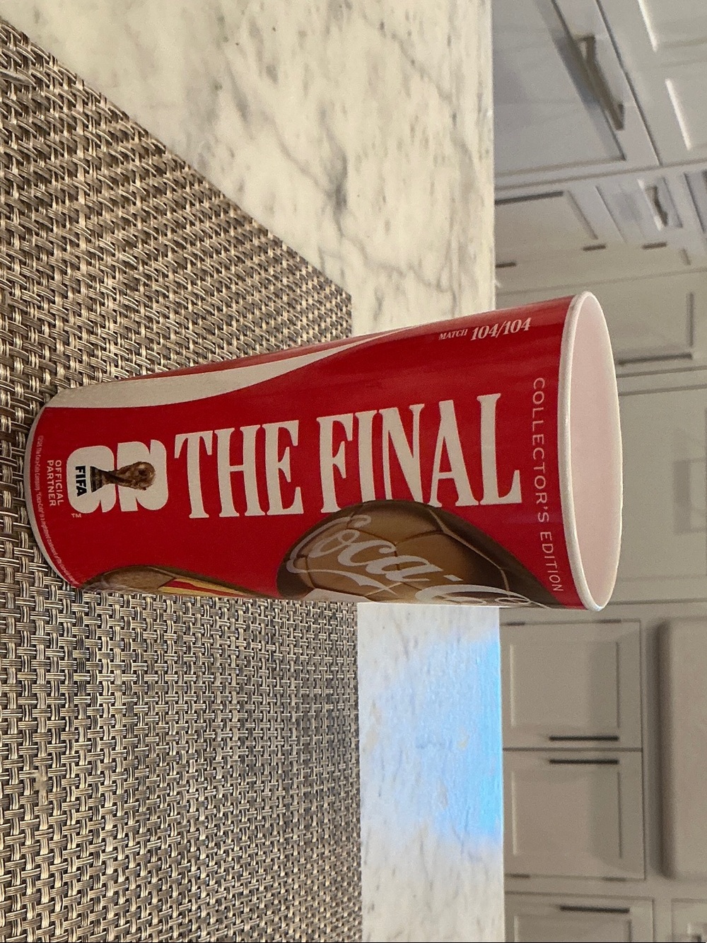 WORLD CUP FINAL Coca-Cola Collector's Edition Cup